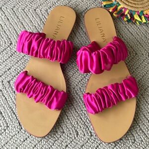 LILIANA Hot Pink Sandals